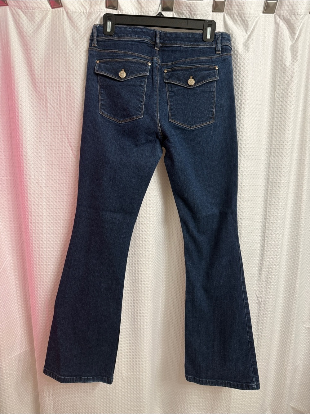 White House Black Market Dark Blue Women's Flare Jeans 8S